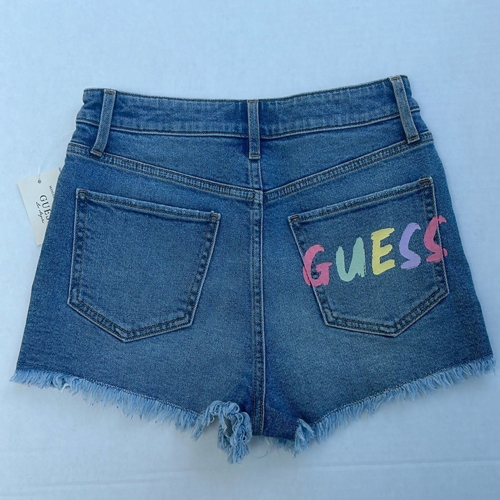 New GUESS High Rise Denim Short SZ 26